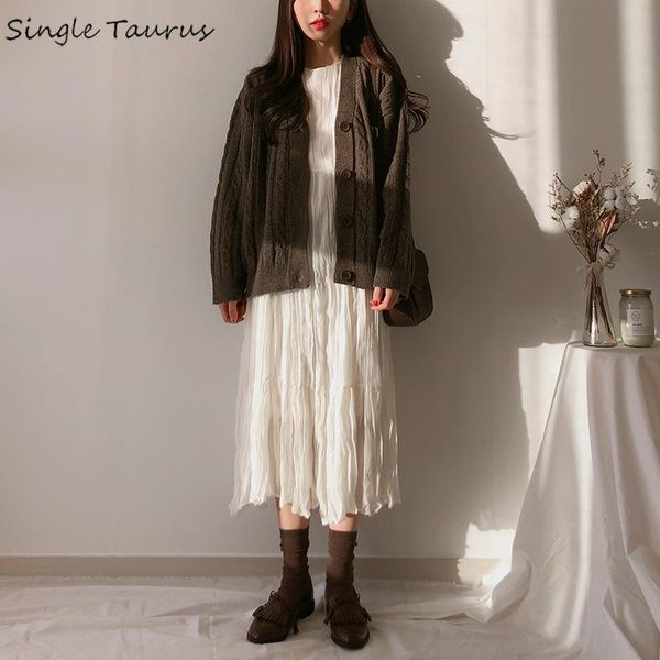 casual dresses japan style sweet dress solid color long sleeve white black vestidos vintage leisure simple ropa mujer, Black;gray
casual dresses japan style sweet dress solid color long sleeve white black vestidos vintage leisure simple ropa mujer, Black;gray