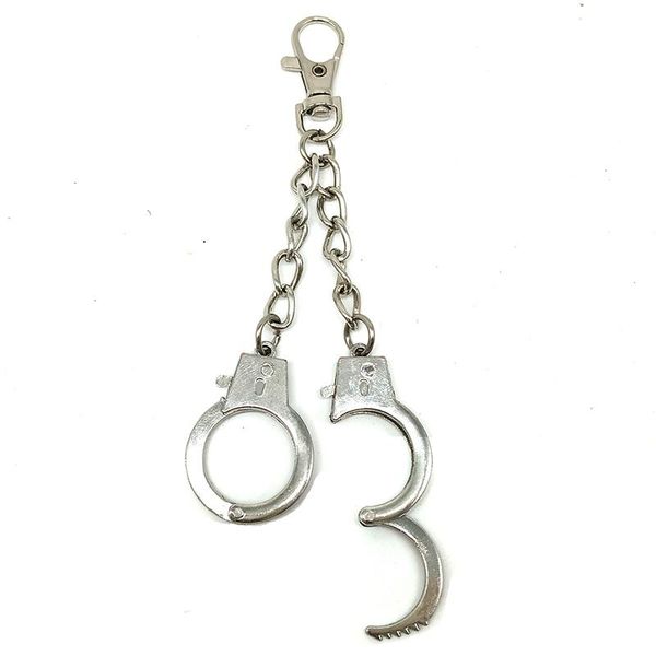 keychains pants chain trendy metal handcuffs shape chains silver punk hip-hop keychain jewelry
keychains pants chain trendy metal handcuffs shape chains silver punk hip-hop keychain jewelry