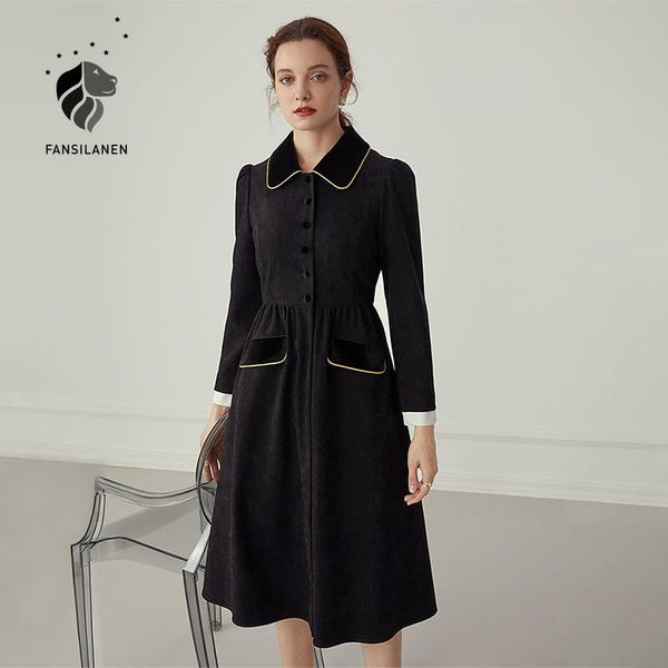 vintage slim long black dress women velvet puff sleeve shirt autumn winter french elegant party club 2021 casual dresses, Black;gray
vintage slim long black dress women velvet puff sleeve shirt autumn winter french elegant party club 2021 casual dresses, Black;gray