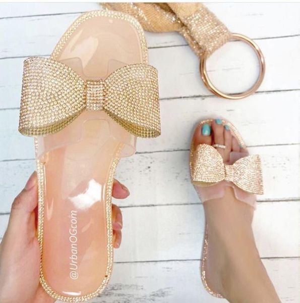slippers 2021 women summer sandals flats shoes woman slides bling shiny crystal bowties clear sandalias mujer sapato feminino 41, Black
slippers 2021 women summer sandals flats shoes woman slides bling shiny crystal bowties clear sandalias mujer sapato feminino 41, Black