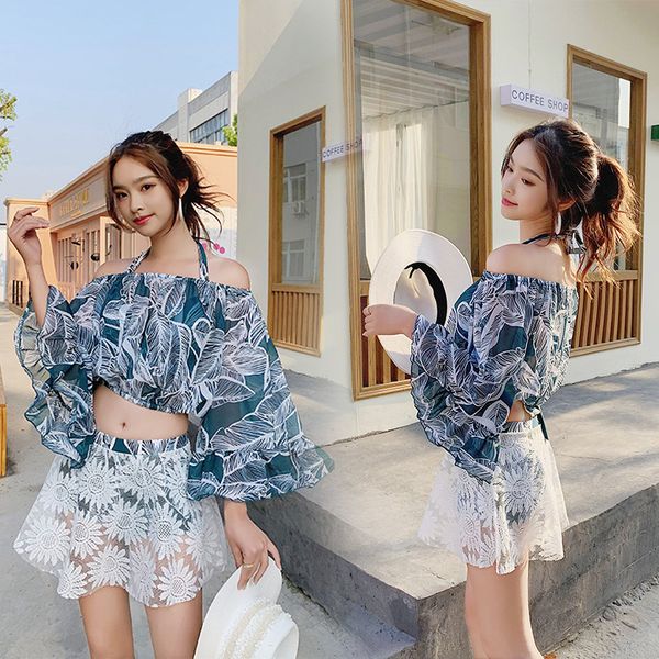 2021 new women's korean version cool print splicing one piece swimsuit mr4l, White;black
2021 new women's korean version cool print splicing one piece swimsuit mr4l, White;black