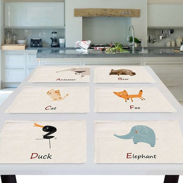 cute animal printing cotton and hemp western food mat tableware digital cartoon fabric
cute animal printing cotton and hemp western food mat tableware digital cartoon fabric