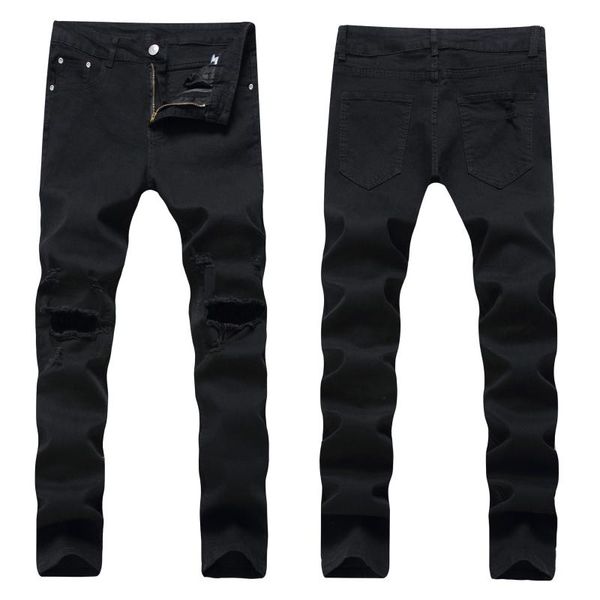 men's jeans product summer thin section korean version of the trend casual fashion stretch slim trousers, Blue
men's jeans product summer thin section korean version of the trend casual fashion stretch slim trousers, Blue