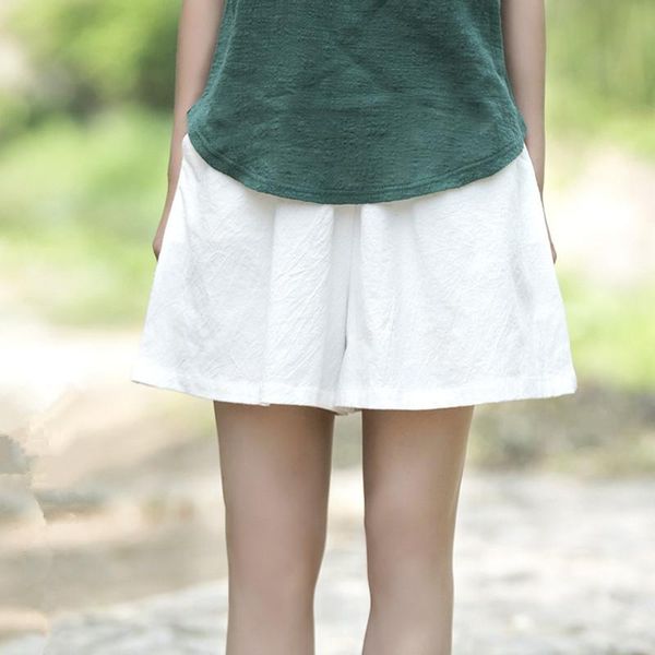 women's shorts 2021 summer cotton linen casual loose female 7 colors elastic waist leisure short ladies girls pantalones, White;black
women's shorts 2021 summer cotton linen casual loose female 7 colors elastic waist leisure short ladies girls pantalones, White;black