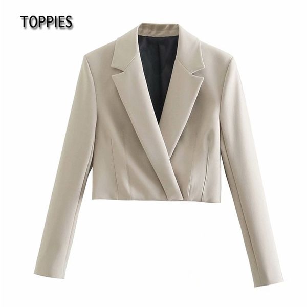 woman short suit jacket hidden button blazer notched collar spring chaquetas mujer 210421, White;black
woman short suit jacket hidden button blazer notched collar spring chaquetas mujer 210421, White;black