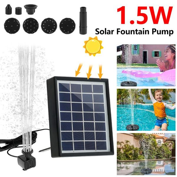 garden decorations 1.5w mini solar panel fountain 220l/h water pump black decoration pool pond bird baths aquarium cycling
garden decorations 1.5w mini solar panel fountain 220l/h water pump black decoration pool pond bird baths aquarium cycling