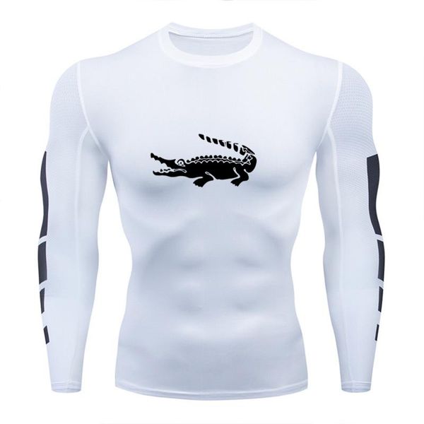 men's t-shirts brand crocodile sports long sleeve t-shirt short running workout training fitness muscle sweatshirt, White;black
men's t-shirts brand crocodile sports long sleeve t-shirt short running workout training fitness muscle sweatshirt, White;black