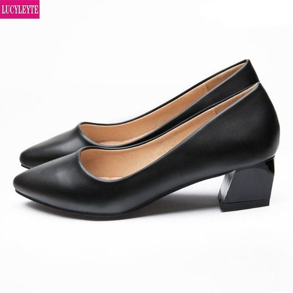 dress shoes cusp square following middle heel airline steward women's work interview air hostess high heels large casual, Black
dress shoes cusp square following middle heel airline steward women's work interview air hostess high heels large casual, Black