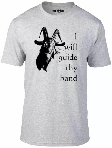 guide thy hand men's t-shirt - the witch film movie devil occult horror satan, White;black
guide thy hand men's t-shirt - the witch film movie devil occult horror satan, White;black