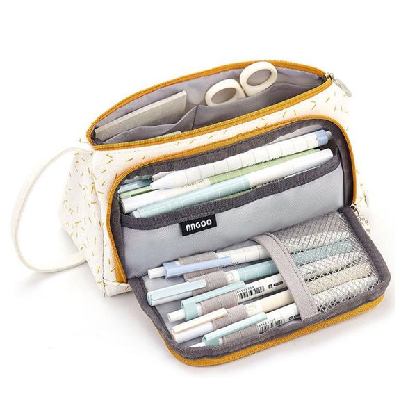 pencil bags gift colored storage pouch multifunctional holder makeup canvas bag stationery school office student big capacity
pencil bags gift colored storage pouch multifunctional holder makeup canvas bag stationery school office student big capacity