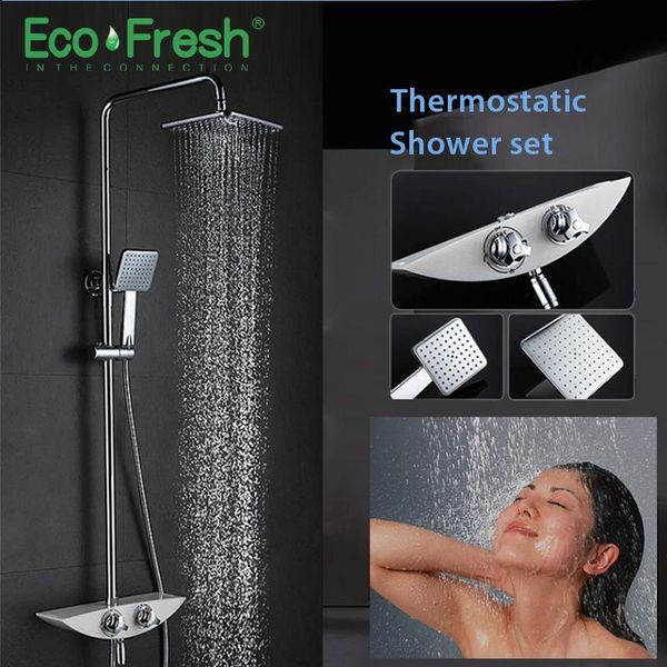 ecofresh shower system bathroom thermostat faucet mixer tap waterfall wall mount thermostatic faucets taps sets
ecofresh shower system bathroom thermostat faucet mixer tap waterfall wall mount thermostatic faucets taps sets