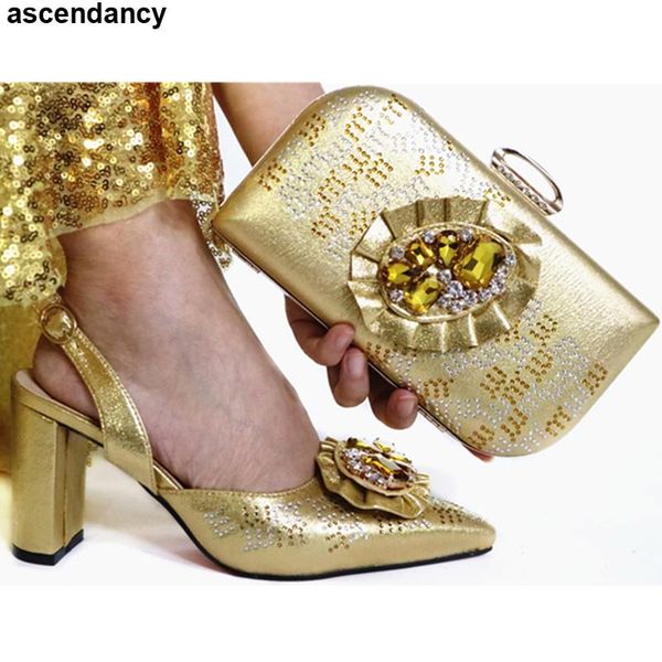 dress shoes latest design italian shoe and bag set for party in women nigerian wedding decorated with rhinestone, Black
dress shoes latest design italian shoe and bag set for party in women nigerian wedding decorated with rhinestone, Black