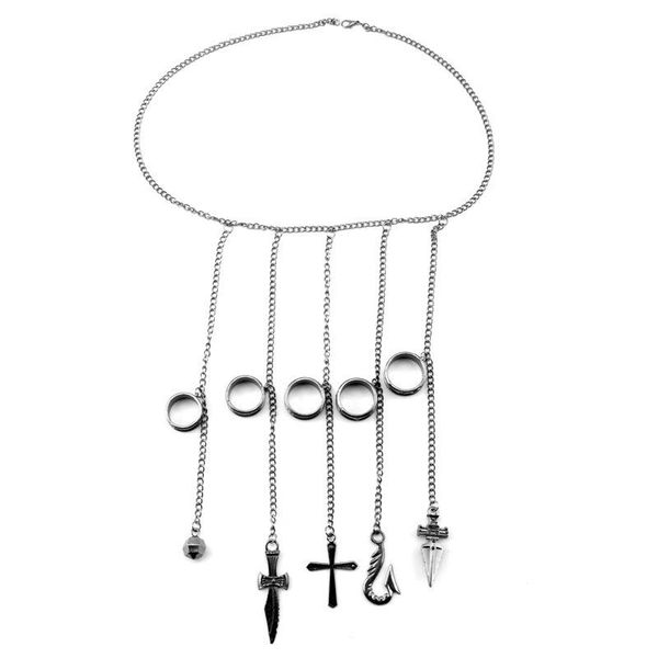 charm bracelets 2021 cosplay cartoon -x- rings kurapika costume prop metal ring accessories alloy pendant chain figerrings anime, Golden;silver
charm bracelets 2021 cosplay cartoon -x- rings kurapika costume prop metal ring accessories alloy pendant chain figerrings anime, Golden;silver
