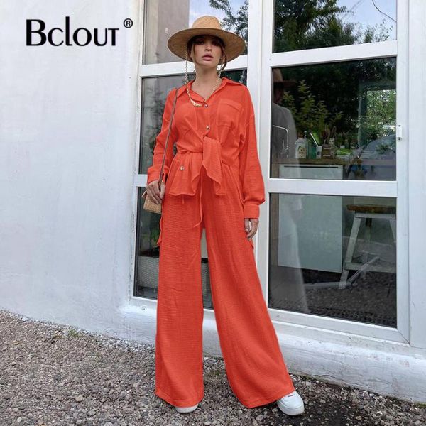 women's two piece pants bclout streetwear pink suit for women 2021 casual pockets button up shirt and high waist pant autumn long sleev, White
women's two piece pants bclout streetwear pink suit for women 2021 casual pockets button up shirt and high waist pant autumn long sleev, White