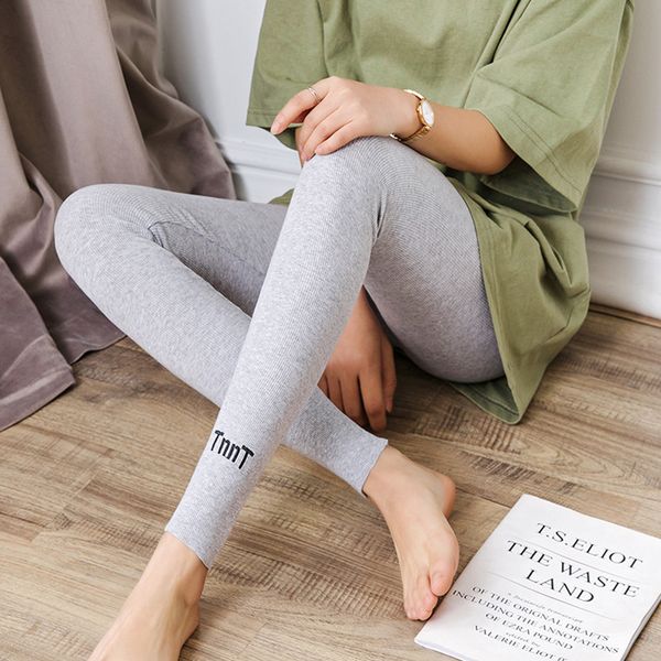 new pure cotton thread leggings women 9-point striped in spring autumn, and wear autumn pants inside to show thin, Black
new pure cotton thread leggings women 9-point striped in spring autumn, and wear autumn pants inside to show thin, Black