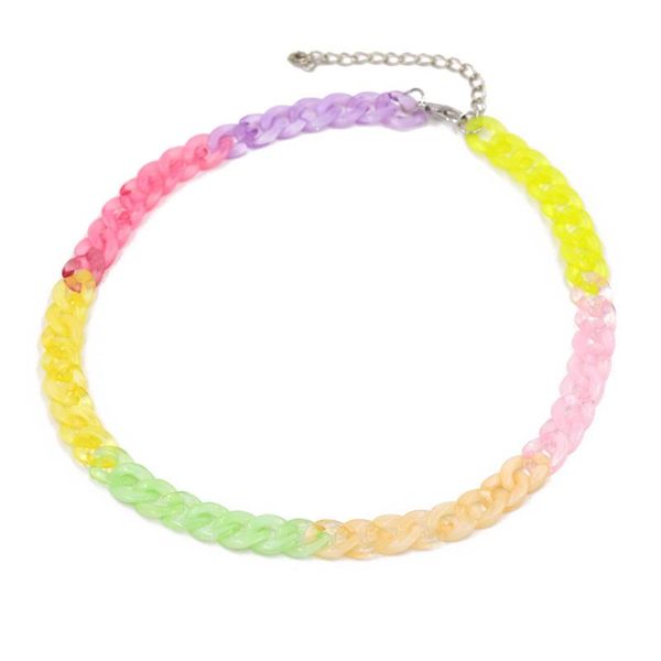 chokers fashion women's necklace multicolor acrylic chain combination female girls jewelry necklaces christmas year gifts, Golden;silver
chokers fashion women's necklace multicolor acrylic chain combination female girls jewelry necklaces christmas year gifts, Golden;silver