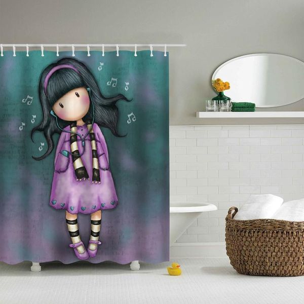 shower curtains cartoon girl printed frabic waterproof polyester bath screen anti-peeping curtain with hooks 180x180cm
shower curtains cartoon girl printed frabic waterproof polyester bath screen anti-peeping curtain with hooks 180x180cm