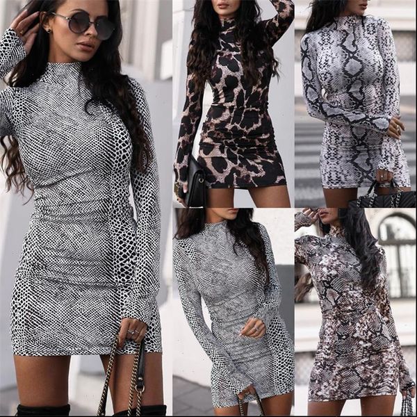 women dresses elegant womens bodycon slim pencil dress snake skin autumn long sleeve party mini, Black;gray
women dresses elegant womens bodycon slim pencil dress snake skin autumn long sleeve party mini, Black;gray