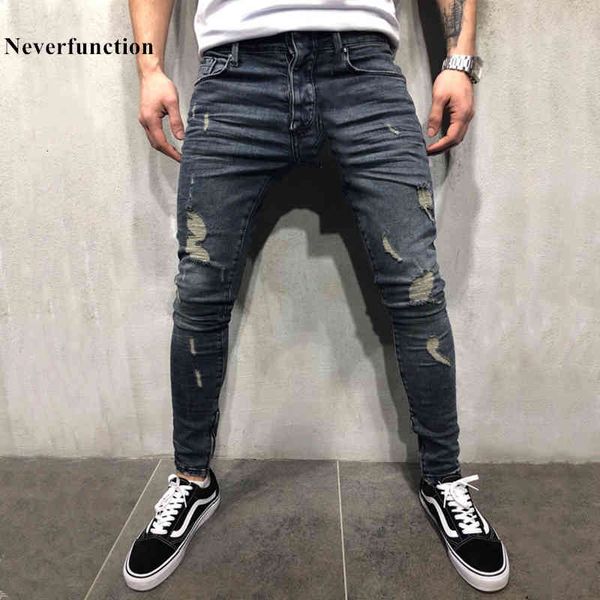 jeans fashion streetwear vintage skinny hip hop ripped motorcycle biker destroyed slim fit holes men denim, Blue
jeans fashion streetwear vintage skinny hip hop ripped motorcycle biker destroyed slim fit holes men denim, Blue