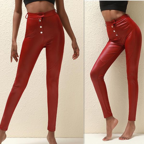 women's pants & capris women pu leather high waist elastic skinny trousers slim female pencil tight, Black;white
women's pants & capris women pu leather high waist elastic skinny trousers slim female pencil tight, Black;white