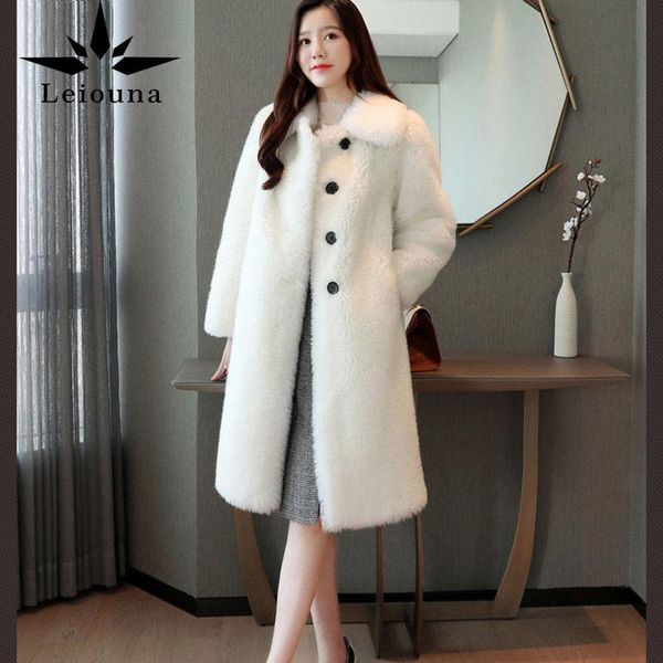 women's fur & faux leiouna loose plus size thick 2021 fashion winter women lamb coat woman long jacket warm female plush coats, Black
women's fur & faux leiouna loose plus size thick 2021 fashion winter women lamb coat woman long jacket warm female plush coats, Black