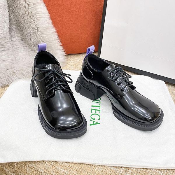 dress shoes high-quality retro small leather women's spring 2021 british style square toe thick heel loafers fashion, Black
dress shoes high-quality retro small leather women's spring 2021 british style square toe thick heel loafers fashion, Black