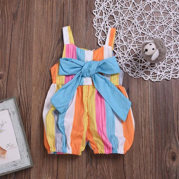rompers baby toddler children jumpsuits outfits kids girl clothes summer color striped bow short climber infant clothing, Blue
rompers baby toddler children jumpsuits outfits kids girl clothes summer color striped bow short climber infant clothing, Blue