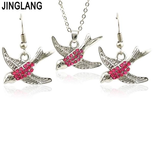 earrings & necklace jinglang jewelry set chain kids cartoon bird earring sets for girls gifts, Silver
earrings & necklace jinglang jewelry set chain kids cartoon bird earring sets for girls gifts, Silver