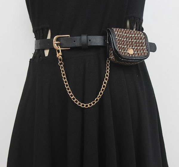 belts women's runway fashion pu leather chain plaid bag cummerbunds female dress corsets waistband decoration narrow belt r2600, Black;brown
belts women's runway fashion pu leather chain plaid bag cummerbunds female dress corsets waistband decoration narrow belt r2600, Black;brown