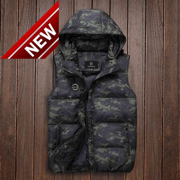 winter sleeveless men's asesmay new jacket and coats warm down male slim printed vest homme casual, Black
winter sleeveless men's asesmay new jacket and coats warm down male slim printed vest homme casual, Black