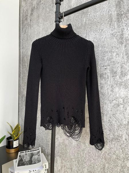 women's sweaters 2021 ladies fashion long-sleeved casual solid color ripped hole made old knitted 0106, White;black
women's sweaters 2021 ladies fashion long-sleeved casual solid color ripped hole made old knitted 0106, White;black