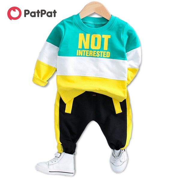arrival spring and autumn stylish color blocking long-sleeve pullover pants set for baby boy children 210528, White
arrival spring and autumn stylish color blocking long-sleeve pullover pants set for baby boy children 210528, White