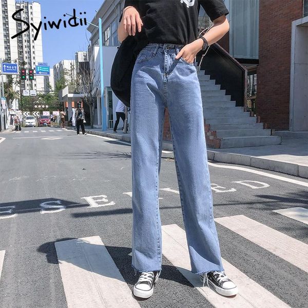 women's jeans syiwidii wide leg woman plus size high waisted loose casual street style tassel boyfriend 2021 fashion skyblue, Blue
women's jeans syiwidii wide leg woman plus size high waisted loose casual street style tassel boyfriend 2021 fashion skyblue, Blue