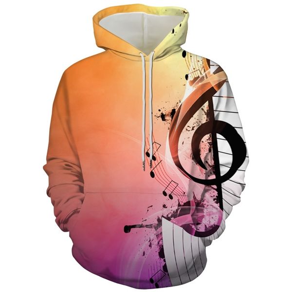 selling new 3d digital printing notes cool pattern hoodies and women's lovers' sweaters, Black
selling new 3d digital printing notes cool pattern hoodies and women's lovers' sweaters, Black