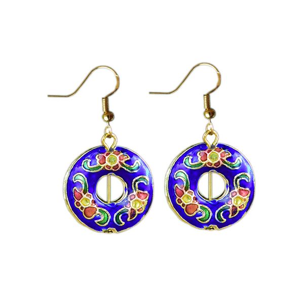 cloisonne enamel luck round charm earrings chinese eardrop ladies ear dangle fancy copper accessories jewellery gift, Golden
cloisonne enamel luck round charm earrings chinese eardrop ladies ear dangle fancy copper accessories jewellery gift, Golden