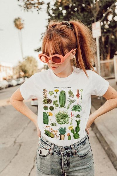 women's t-shirt 1parizona cacti of the desert graphic tee - vintage inspired botanical tucson phoenix, White
women's t-shirt 1parizona cacti of the desert graphic tee - vintage inspired botanical tucson phoenix, White