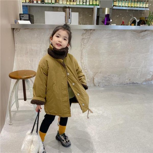 jackets autumn winter kids girls outerwear two colors fashion clothes for granular velvet loose lamb fur warm children's jacket, Blue;gray
jackets autumn winter kids girls outerwear two colors fashion clothes for granular velvet loose lamb fur warm children's jacket, Blue;gray