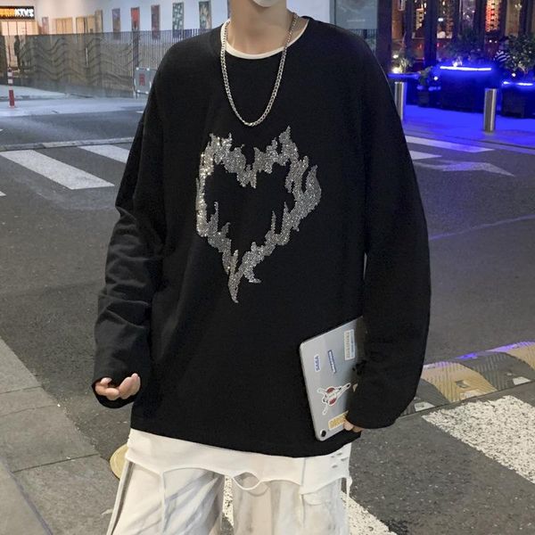 men's t-shirts cartoon flame print autumn apring men t shirt long sleeve black funny oversized streetwear vintage punk graphic cool fas, White;black
men's t-shirts cartoon flame print autumn apring men t shirt long sleeve black funny oversized streetwear vintage punk graphic cool fas, White;black