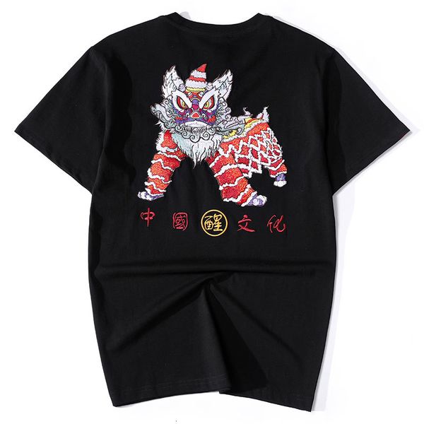 t shirt chinese lion dance summer embroidery design brand cotton t shirt men tee plus size m-4xl clothing tshirt homme, White;black
t shirt chinese lion dance summer embroidery design brand cotton t shirt men tee plus size m-4xl clothing tshirt homme, White;black