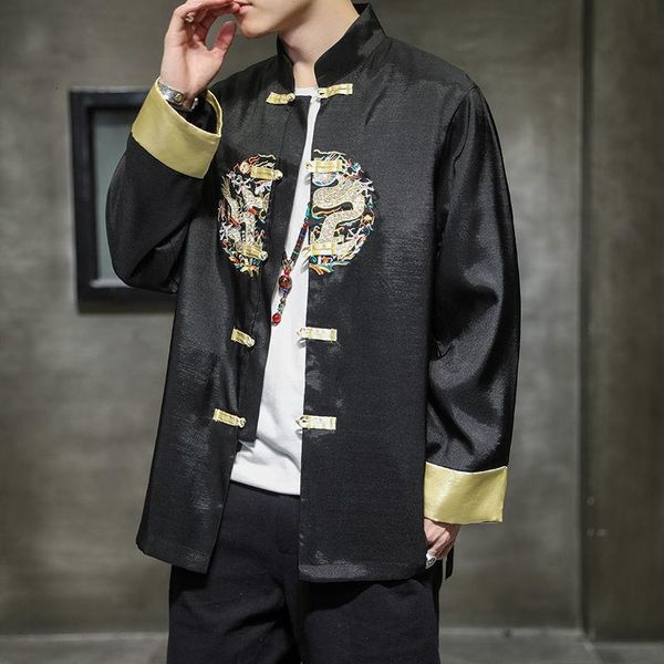 men's jackets mrgb autumn winter casual oversize chinese style loose jacket vintage streetwear male coats clothing, Black;brown
men's jackets mrgb autumn winter casual oversize chinese style loose jacket vintage streetwear male coats clothing, Black;brown