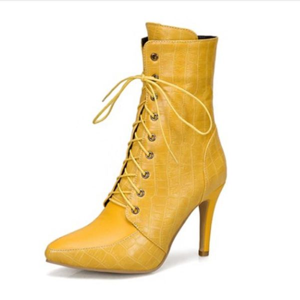 boots fanyuan women stiletto high heels pointed toe ankle autumn winter lace up ladies shoes 2021 large size 34-5, Black
boots fanyuan women stiletto high heels pointed toe ankle autumn winter lace up ladies shoes 2021 large size 34-5, Black