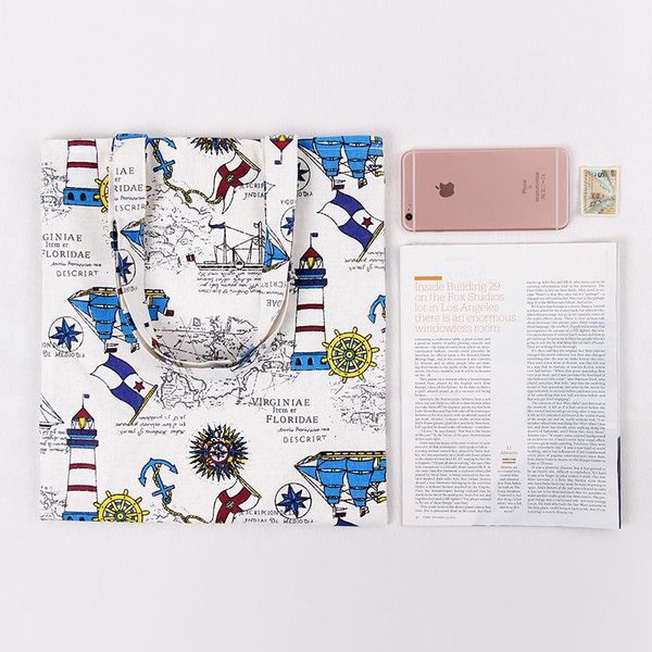 shopping bags yile handmade lighthouse ship rudder cotton linen eco reusable shoulder bag tote l261
shopping bags yile handmade lighthouse ship rudder cotton linen eco reusable shoulder bag tote l261