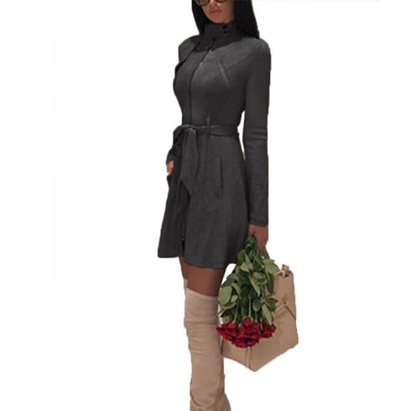 women's trench coats women fashion coat jacket medium long suede casual slim zipper zipper, pockets, belt a-line solid windbreaker, Tan;black
women's trench coats women fashion coat jacket medium long suede casual slim zipper zipper, pockets, belt a-line solid windbreaker, Tan;black