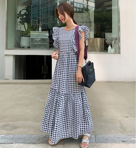 llzacoosh elegant ruffles temperament o neck backless summer women dot patchwork big swing female casual dresses 210514, Black;gray
llzacoosh elegant ruffles temperament o neck backless summer women dot patchwork big swing female casual dresses 210514, Black;gray