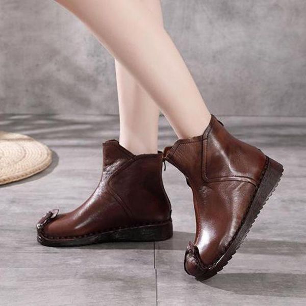 boots yourseason ladies genuine leather platform 2021 round toe flat with sewing concise women zip retro, Black
boots yourseason ladies genuine leather platform 2021 round toe flat with sewing concise women zip retro, Black