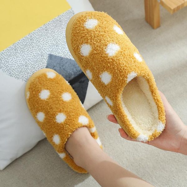 slippers furry home women soft warm plush winter cotton indoor pol dot kawaii comfortable velvet house shoes, Black
slippers furry home women soft warm plush winter cotton indoor pol dot kawaii comfortable velvet house shoes, Black