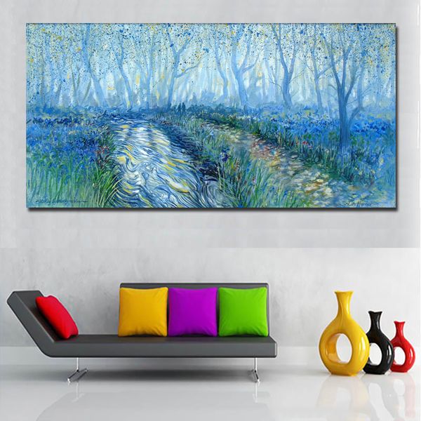 abstract art pastoral landscape painting printed on canvas wall art print poster for living room home decor unframed
abstract art pastoral landscape painting printed on canvas wall art print poster for living room home decor unframed