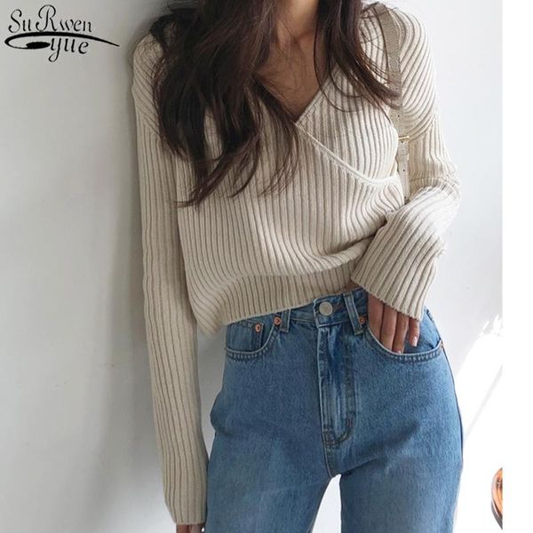 women's sweaters stripe knitted 2021 autumn and winter women sweater korean cross-shoulder v-neck thicken casual pullover 10527, White;black
women's sweaters stripe knitted 2021 autumn and winter women sweater korean cross-shoulder v-neck thicken casual pullover 10527, White;black