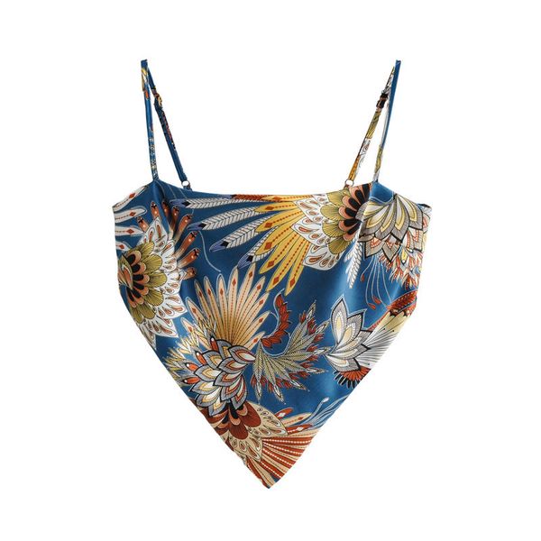 stylish print camis tank spaghetti straps sleeveless back bow tie shirts female spring casual chic 210430, White
stylish print camis tank spaghetti straps sleeveless back bow tie shirts female spring casual chic 210430, White