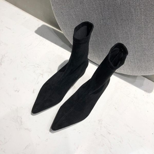 Dress Shos Botas fmininas d camurça lástica, sapatos salto alto quadrado lgant antirrapant para primavra invrno, 33, 34 43 2SBM, Black
Dress Shos Botas fmininas d camurça lástica, sapatos salto alto quadrado lgant antirrapant para primavra invrno, 33, 34 43 2SBM, Black